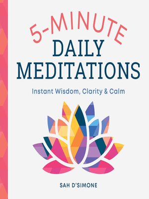 cover image of 5-Minute Daily Meditations